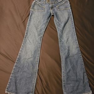 Rare Von Dutch Y2K Vintage Boot Cut Low Rise Jeans 26